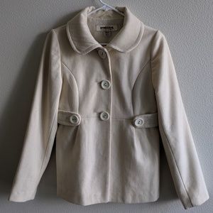 Hydraulic Wool Blend  Women's Winter Coat Small